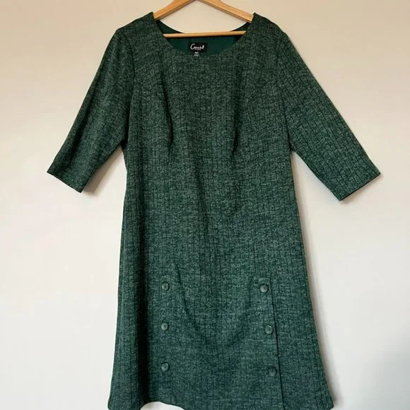 Plus Size Knit Sheath Dress - Picture 6 of 10